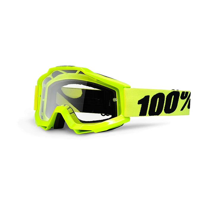 100% Accuri Fluo мотоочки, ярко-салатовый