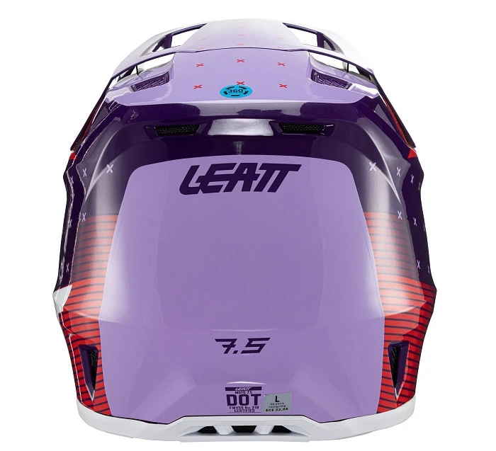 Leatt Kit Moto 7.5 V24 SunDown шлем кроссовый + Velocity 4.5 мотоочки