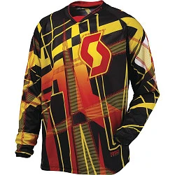 Scott 350 Hyper Kids джерси детская, желто-красно-черный