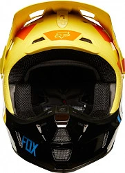 Fox Racing V2 Preme 2018 шлем кроссовый, черно-желтый