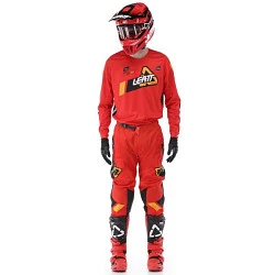 Leatt 3.5 Ride Kit 2024 Red комплект мотоштаны + джерси