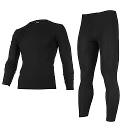 Silver Pinquin 062 термобелье комплект (джемпер+штаны), черный