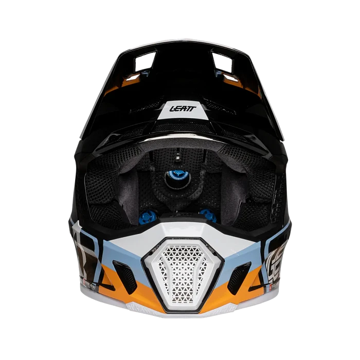 Leatt Kit Moto 7.5 V25 Orange шлем кроссовый + Velocity 4.5 мотоочки, оранжевый