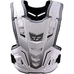 Fly Racing Pivotal панцирь без плеч, белый