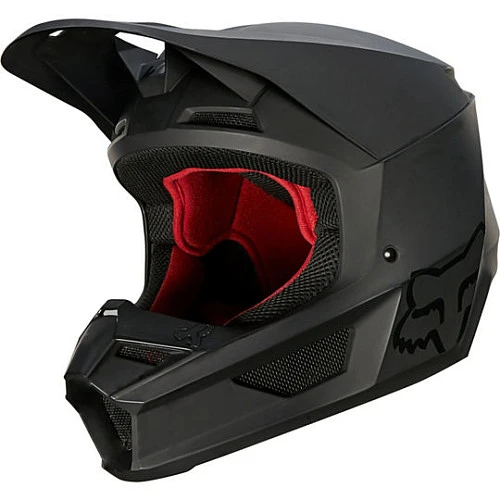 Fox Racing V1 Matte 2022 Black шлем кроссовый
