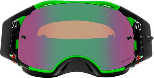 Oakley Airbrake Moto Green / Prizm Mx Jade Iridium Lenses мотоочки (OO7046-A3)