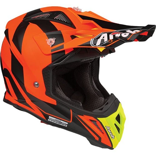 Airoh Aviator 2.3 Bigger Matt Orange шлем внедорожный, оранжевый матовый