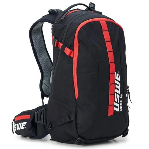 USWE Core 16L Off-Road Daypack Black/Red рюкзак, черно-красный