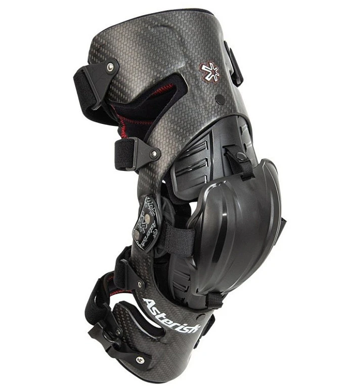 Asterisk New Carbon Cell 1 Knee Brace наколенники, черный