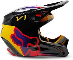 Fox Racing V1 Toxsyk Black шлем кроссовый