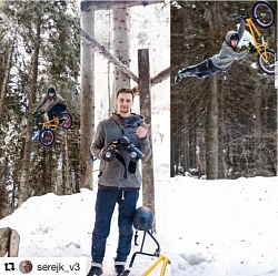 Yami Customs брейс карбоновый без коленных чашек, левый