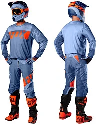 Fox Pawtector 2017 мотоперчатки, черно-голубой