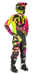 Fly Racing Kinetic Outlaw 2018 джерси, розово-желтый