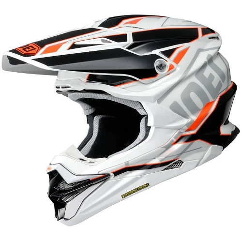Shoei VFX-WR Allegiant TC-8 шлем кроссовый, серо-оранжевый