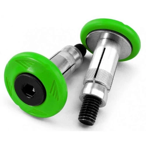 Cycra Grip Armor W/Bar End заглушки в торец руля, зеленый