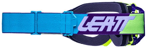 Leatt Velocity 5.5 Neon Yellow / Light Grey 58% мотоочки, двойная линза