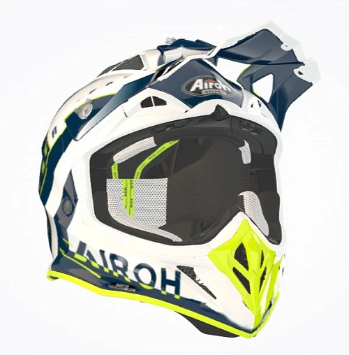 Airoh Aviator Ace Amaze Blue шлем внедорожный, синий