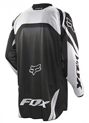 Fox Racing HC Race джерси, черно-белый