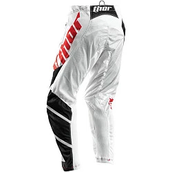 Thor Phase Vented мотоштаны подростковые, бело-черный