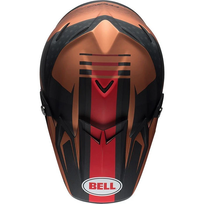 Bell Moto-9 Flex Matte Copper/Black Vice шлем кроссовый