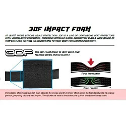 Leatt 3DF 5.0 Kids наколенники детские, черно-белый