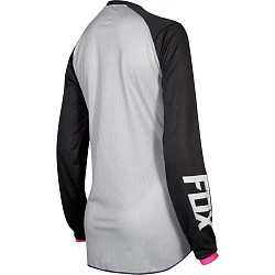 Fox Racing 180 Mata Youth Girls 2019 джерси подростковая, черно-серо-розовый