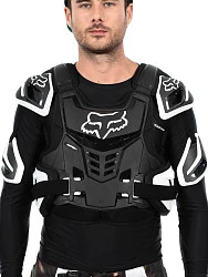 Fox Raptor Vest панцирь с плечами, черно-белый