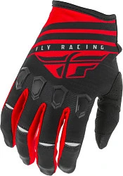 Fly Racing Kinetic K220 2020 мотоперчатки, красно-черный