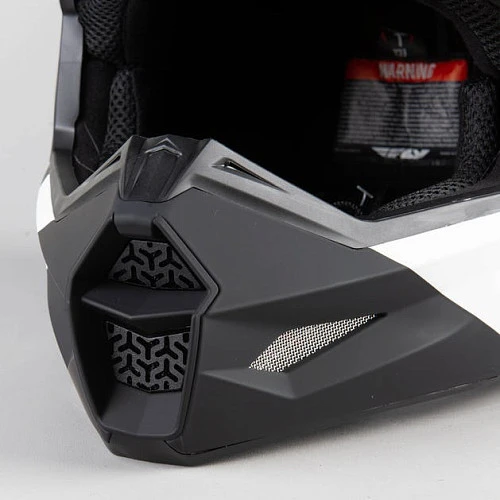 Fly Racing Kinetic K220 2020 шлем кроссовый, оранжево-черно-белый матовый