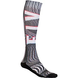 Fly Racing MX Pro Thin мотоноски, черно-белый