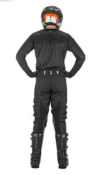 Fly Racing Kinetic K121 2021 комплект, черно-белый