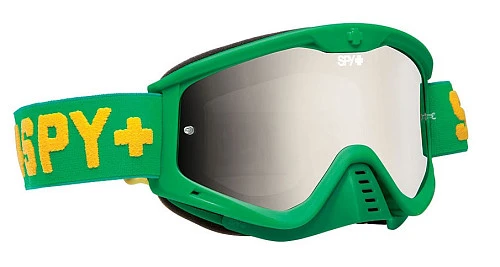 Spy Whip Speed Week мотоочки, зелено-желтый, серая линза