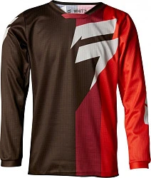 Shift White Tarmac Youth 2018 джерси подростковая, красно-черный
