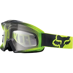 Fox Main Race 2 Flo Yellow-Grey/Clear мотоочки, желто-зеленый