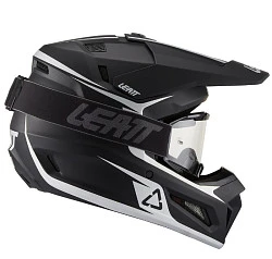 Leatt Kit Moto 3.5 V27 Black шлем кроссовый + Vizion 3.5 мотоочки, черный