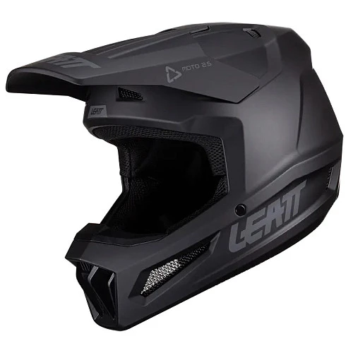 Leatt Moto 2.5 V25 Stealth шлем кроссовый, черно-серый