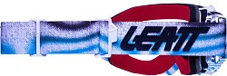 Leatt Velocity 5.5 Zebra Blue / Blue 52% мотоочки, двойная линза