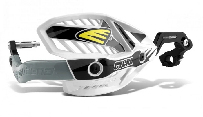 Cycra Ultra Aluminum Probend Защита рук, бело-черный
