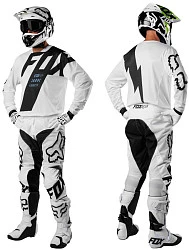 Fox Racing 180 Mastar Airline 2018 комплект, бело-черный