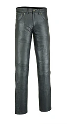 First M8035 Кожаные штаны на клепках, черный