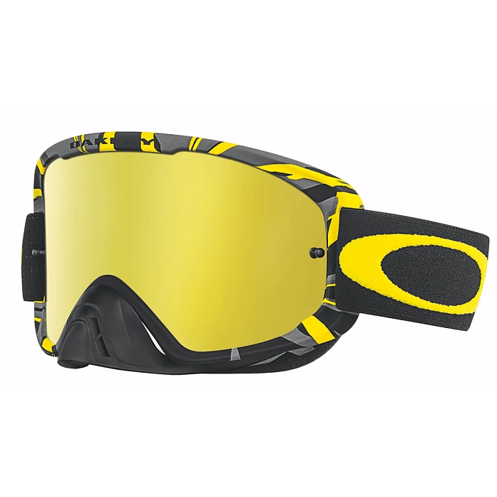 Oakley O-Frame 2.0 Intimidator мотоочки, серо-желтый, желтая линза