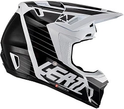 Leatt Kit Moto 7.5 V23 White шлем кроссовый + Velocity 4.5 мотоочки