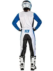 Fly Racing Kinetic Wave комплект, бело-синий