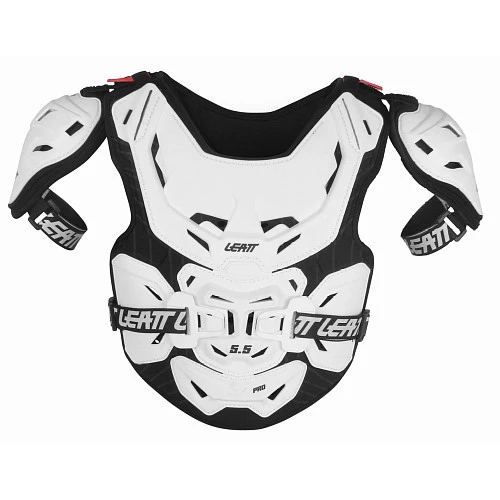 Leatt 5.5 PRO Junior панцирь с плечами подростковый, белый
