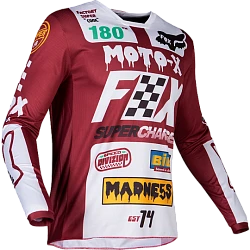 Fox Racing 180 Czar 2019 джерси, красно-белый