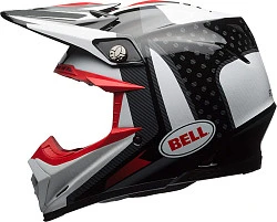 Bell Moto-9 Flex Vice шлем кроссовый, черно-белый