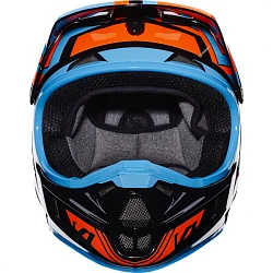 Fox Racing V1 Falcon 2017 Youth шлем подростковый, черно-оранжево-синий
