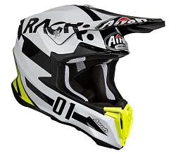 Airoh Twist Racr шлем внедорожный, черно-желтый