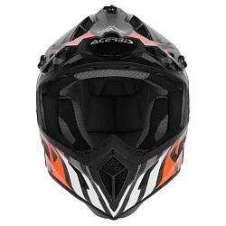 Acerbis Steel Carbon 22-06 Black/Orange, шлем внедорожный