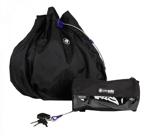 PacSafe C25L сумка с тросом, черный